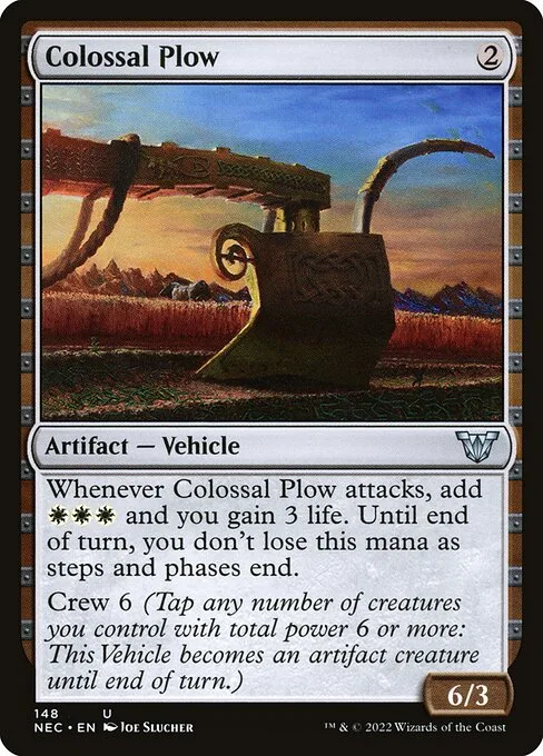 Colossal Plow · Neon Dynasty Commander 148/179