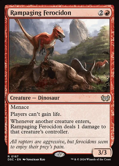 Rampaging Ferocidon · Duskmourn: House of Horror Commander 167/373