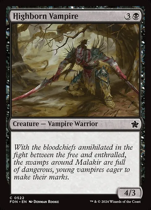 Highborn Vampire · Foundations 522/771