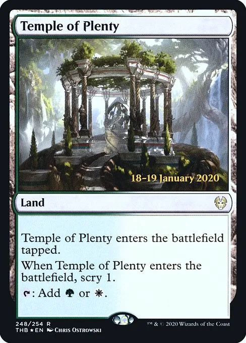 Temple of Plenty · Theros Beyond Death Promos 248s/137