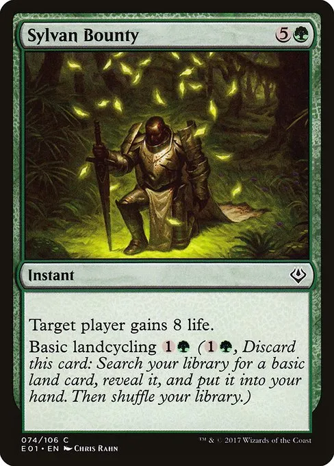 Sylvan Bounty · Archenemy: Nicol Bolas 74/106