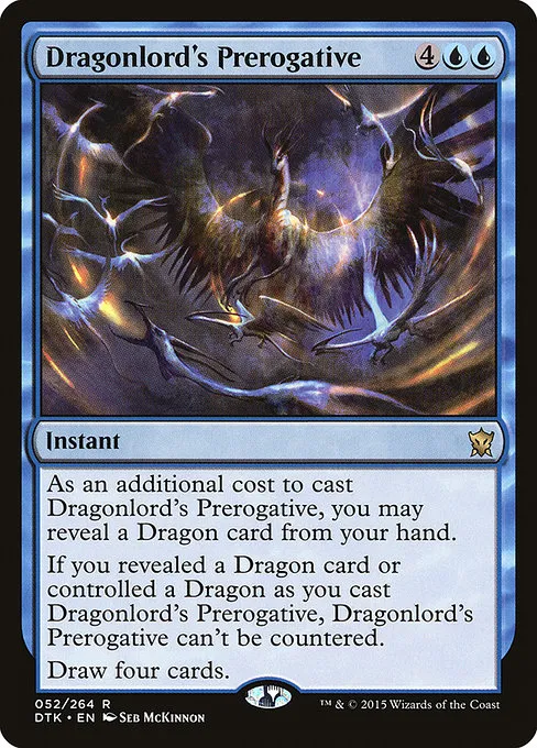 Dragonlord's Prerogative · Dragons of Tarkir 52/264