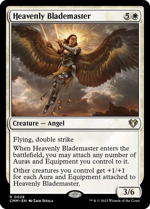 Heavenly Blademaster · Commander Masters 28/1067
