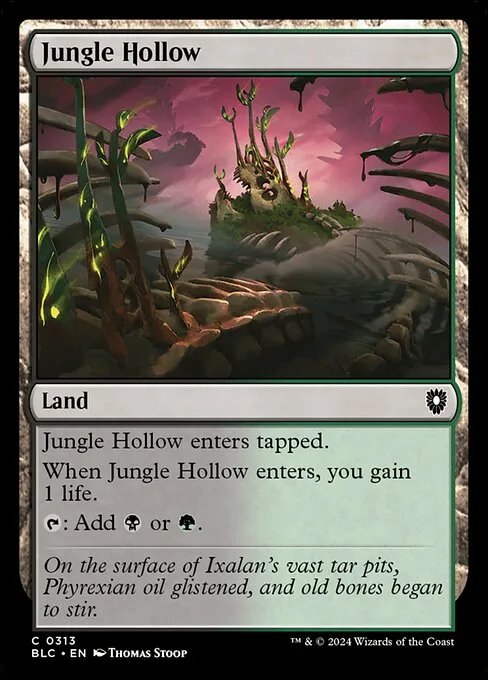 Jungle Hollow · Bloomburrow Commander 313/356