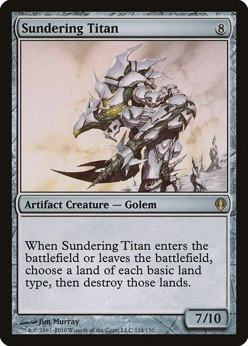 Sundering Titan · Archenemy 118/150