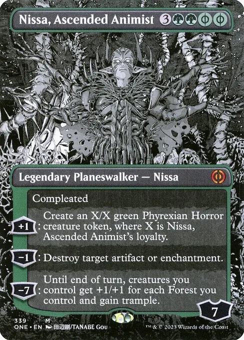 Nissa, Ascended Animist · Phyrexia: All Will Be One 339/479