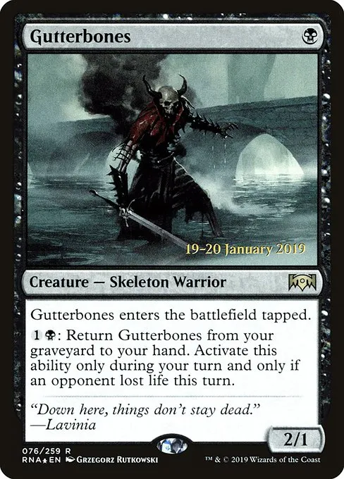 Gutterbones · Ravnica Allegiance Promos 76s/81