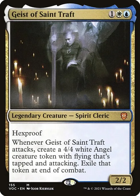 Geist of Saint Traft · Crimson Vow Commander 155/188