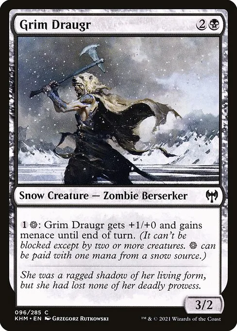Grim Draugr · Kaldheim 96/425