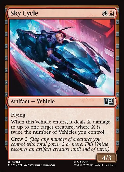 Sky Cycle · Marvel Super Heroes Commander 704/9