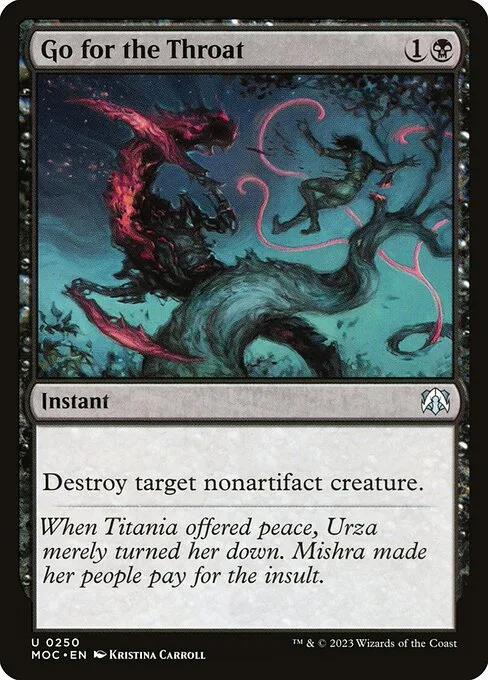 Go for the Throat · March of the Machine Commander 250/450