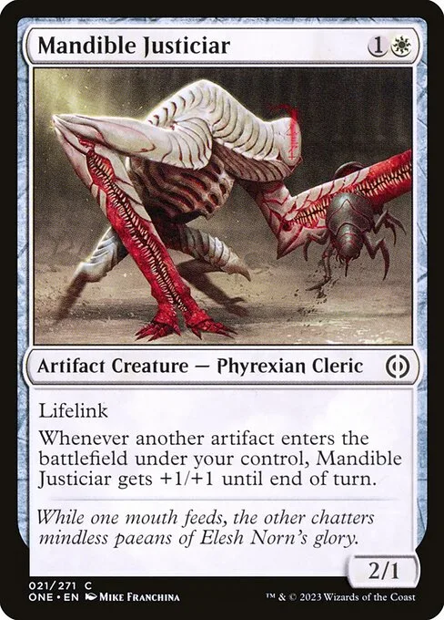 Mandible Justiciar · Phyrexia: All Will Be One 21/479