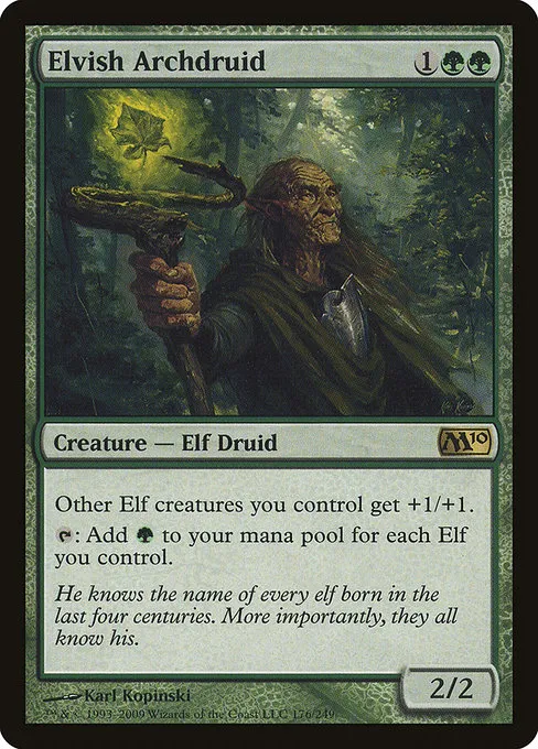 Elvish Archdruid · Magic 2010 176/249