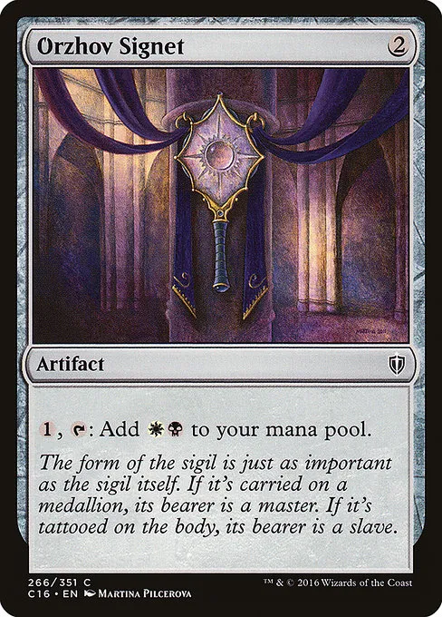 Orzhov Signet · Commander 2016 266/351