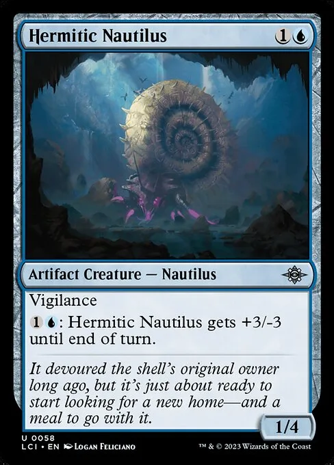 Hermitic Nautilus · The Lost Caverns of Ixalan 58/416