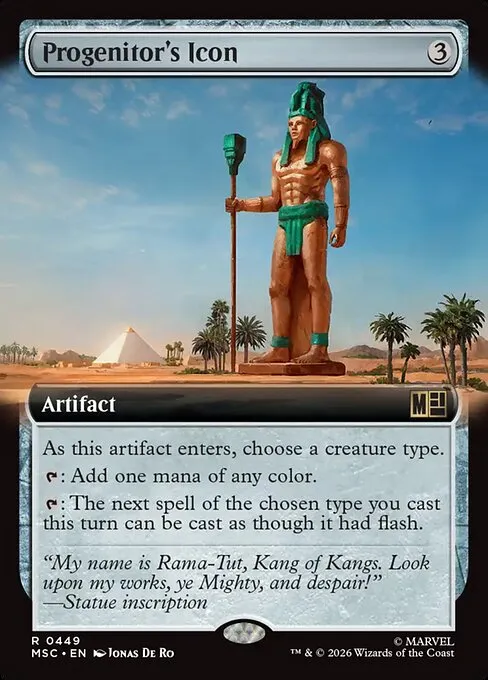 Progenitor's Icon · Marvel Super Heroes Commander 449/9