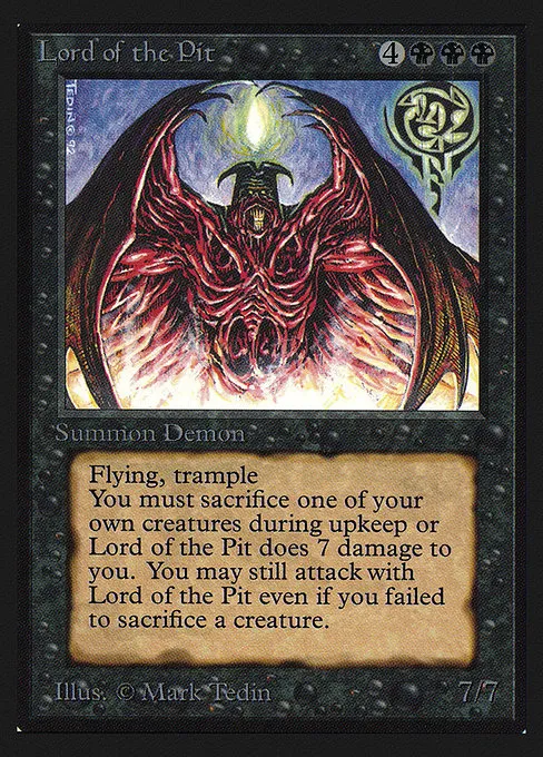 Lord of the Pit · Intl. Collectors' Edition 115/302