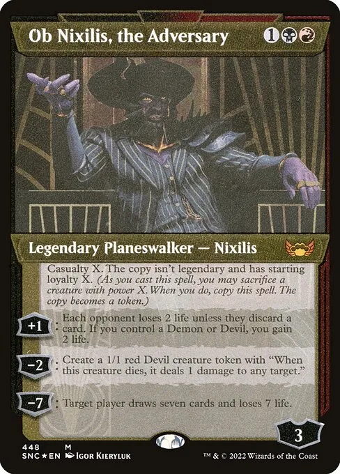 Ob Nixilis, the Adversary · Streets of New Capenna 448/513