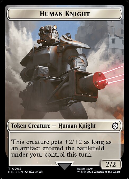 Human Knight · Fallout Tokens 2/22