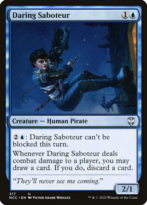 Daring Saboteur · New Capenna Commander 217/447