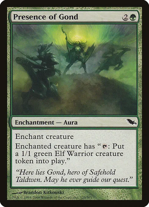 Presence of Gond · Shadowmoor 125/302