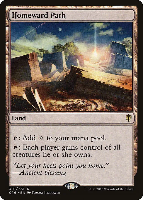 Homeward Path · Commander 2016 301/351