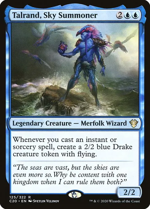 Talrand, Sky Summoner · Commander 2020 125/322