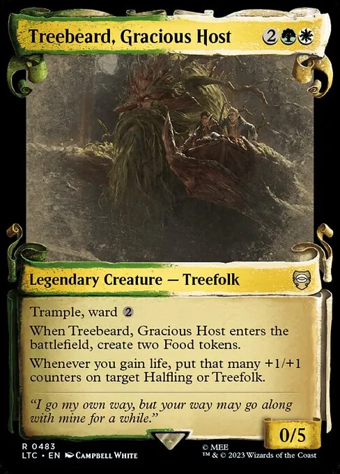 Treebeard, Gracious Host · Tales of Middle-earth Commander 483/591