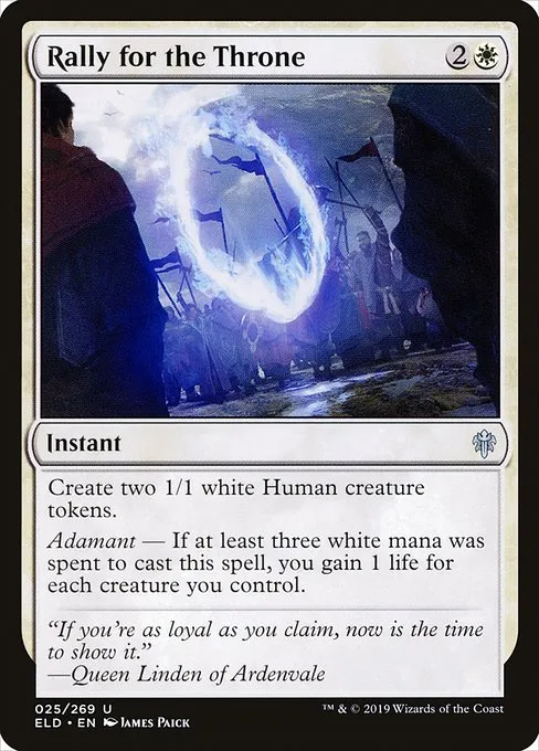 Rally for the Throne · Throne of Eldraine 25/398