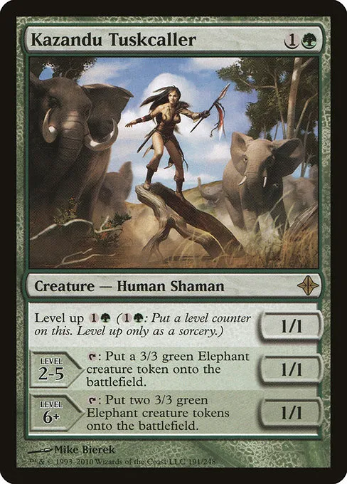 Kazandu Tuskcaller · Rise of the Eldrazi 191/248