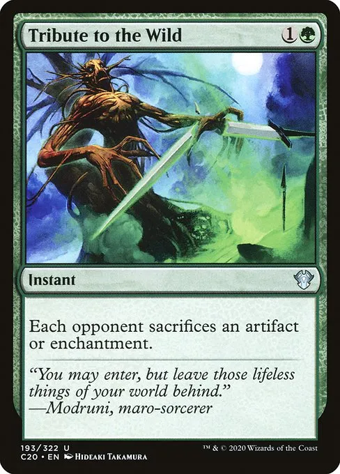 Tribute to the Wild · Commander 2020 193/322