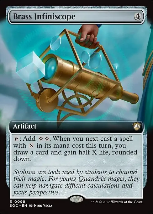 Brass Infiniscope · Secrets of Strixhaven Commander 99/426