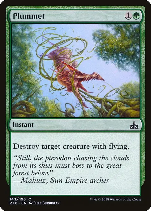 Plummet · Rivals of Ixalan 143/205