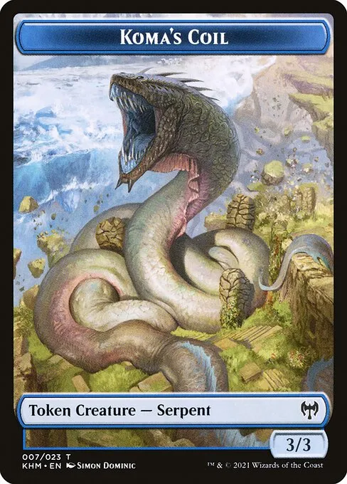 Koma's Coil · Kaldheim Tokens 7/23