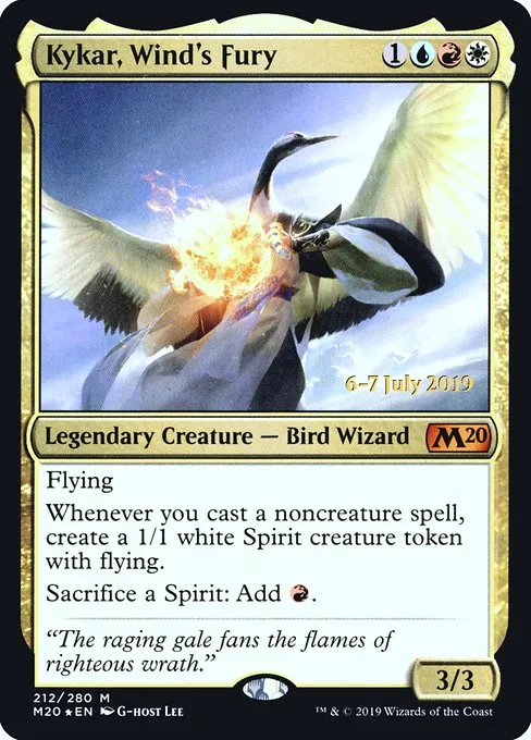 Kykar, Wind's Fury · Core Set 2020 Promos 212s/144