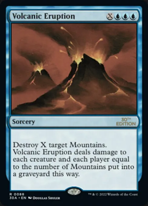 Volcanic Eruption · 30th Anniversary Edition 88/594