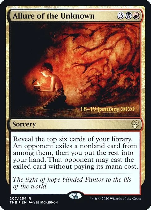 Allure of the Unknown · Theros Beyond Death Promos 207s/137