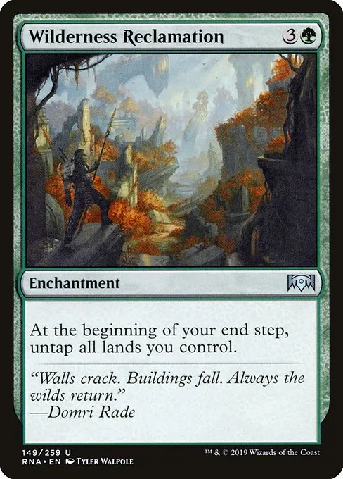 Wilderness Reclamation · Ravnica Allegiance 149/273