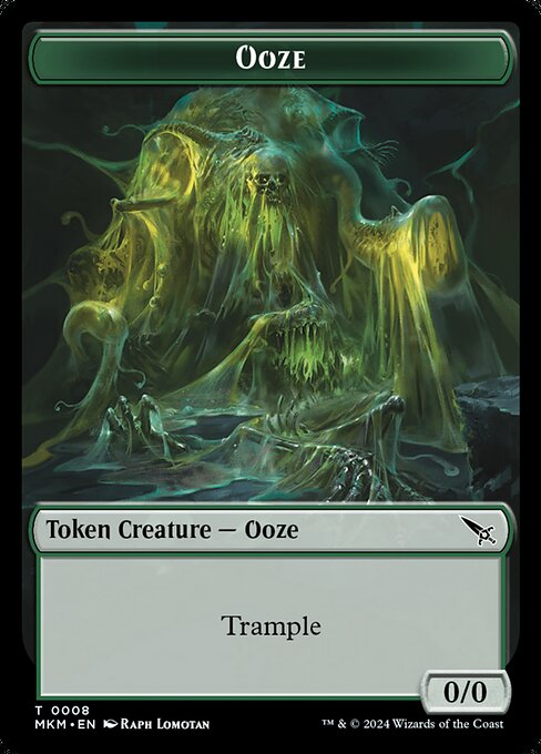 Ooze · Murders at Karlov Manor Tokens 8/22