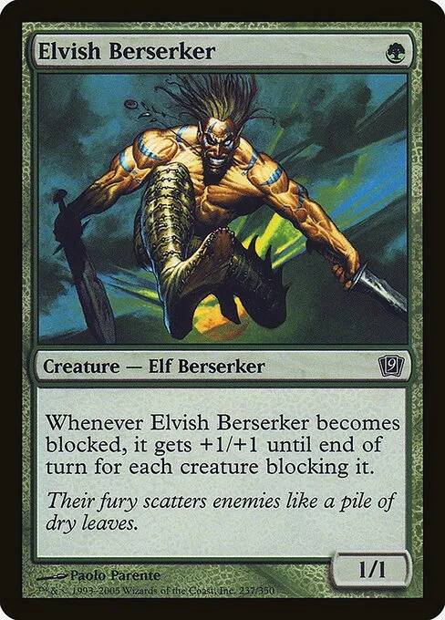 Elvish Berserker · Ninth Edition 237★/710