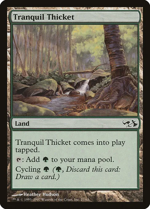 Tranquil Thicket · Duel Decks: Elves vs. Goblins 27/62
