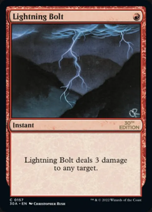 Lightning Bolt · 30th Anniversary Edition 157/594