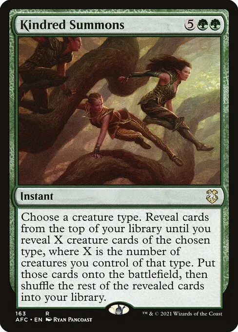 Kindred Summons · Forgotten Realms Commander 163/331