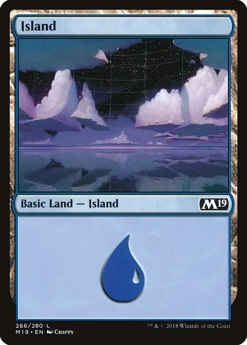 Island · Core Set 2019 266/314