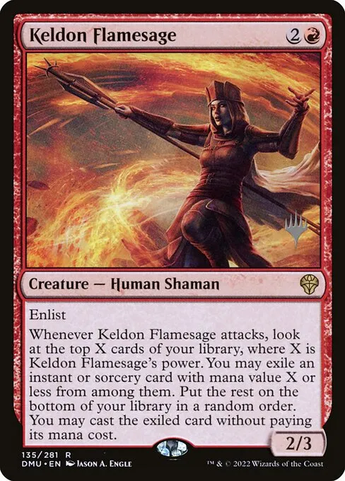 Keldon Flamesage · Dominaria United Promos 135p/161