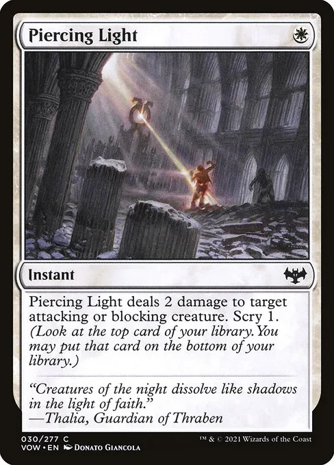 Piercing Light · Innistrad: Crimson Vow 30/423