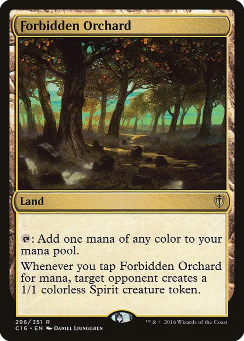 Forbidden Orchard · Commander 2016 296/351