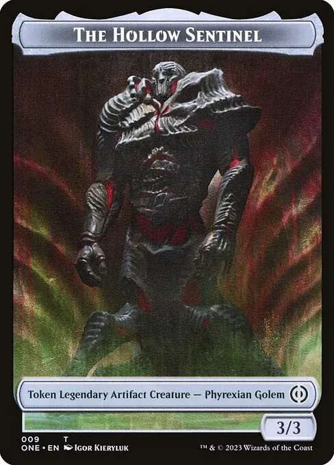 The Hollow Sentinel · Phyrexia: All Will Be One Tokens 9/14
