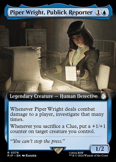 Piper Wright, Publick Reporter · Fallout 379/1068