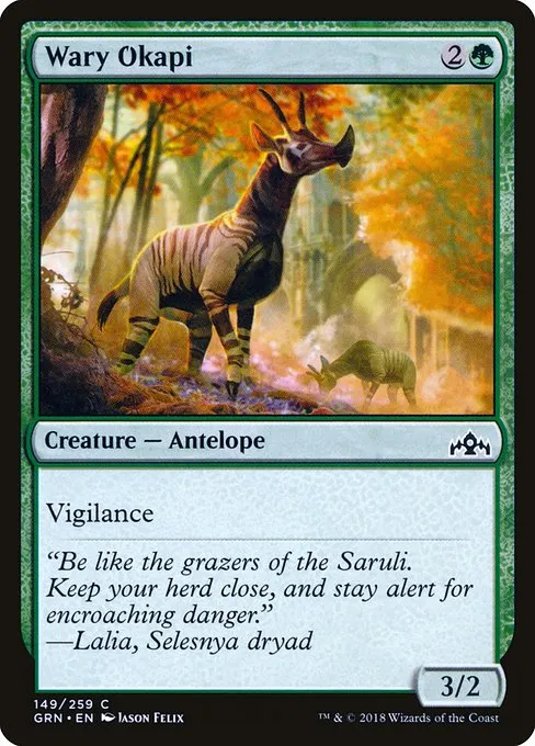 Wary Okapi · Guilds of Ravnica 149/273